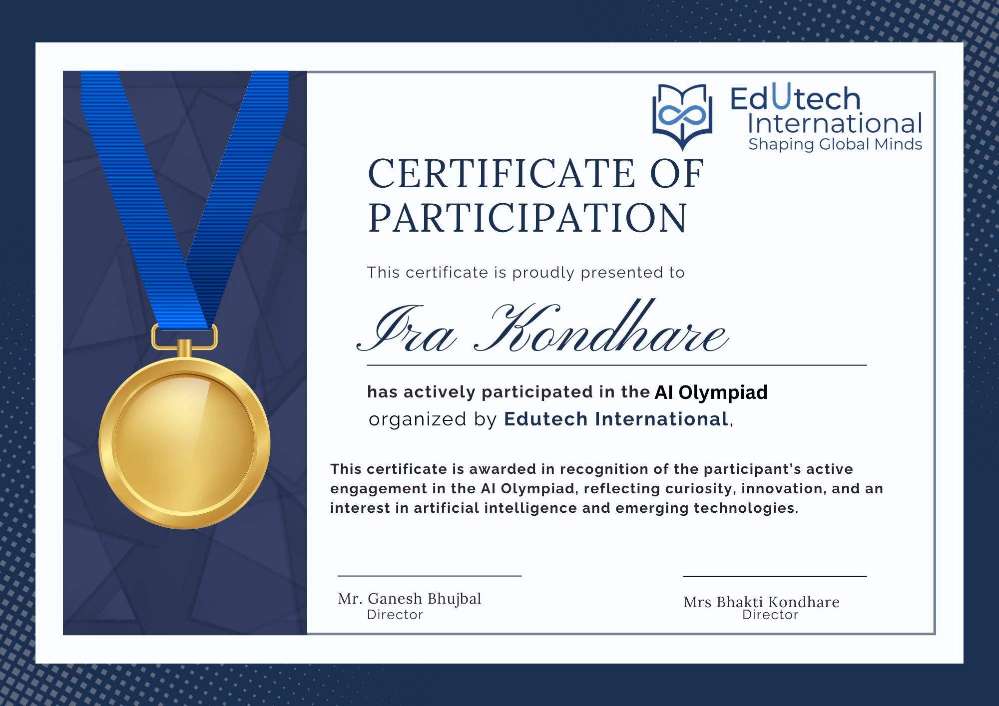 Certificate Sample